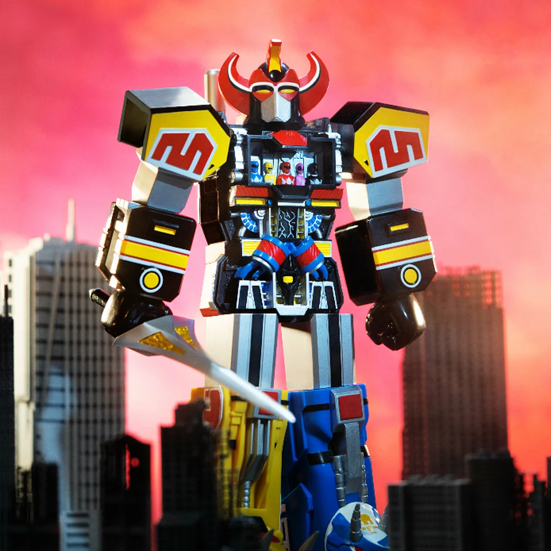 Super7 Mighty Morphin Power Rangers Super Cyborg - Megazord (Original) Movies & TV