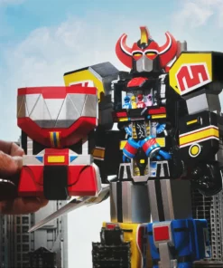 Super7 Mighty Morphin Power Rangers Super Cyborg - Megazord (Original) Movies & TV