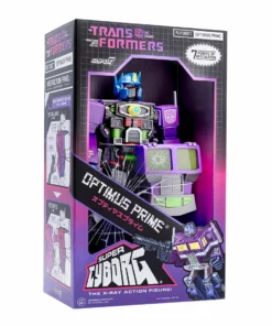 Super7 Transformers Super Cyborg - Optimus Prime﻿ (Shattered Glass Purple) Animation