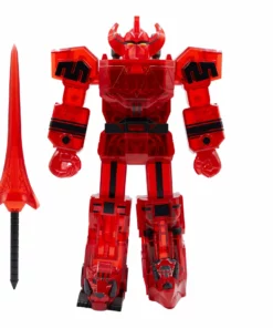 Super7 Mighty Morphin Power Rangers Super Cyborg - Megazord (Red Clear) Movies & TV