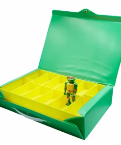 Super7 Teenage Mutant Ninja Turtles ReAction Figures - Carry Case With Michelangelo (Metallic) Movies & TV